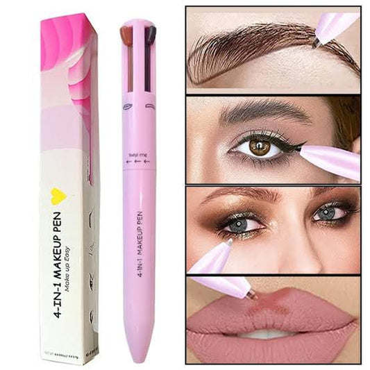 4-in-1 Eye Shadow, Eyeliner, Highlighter & Lipstick Combo